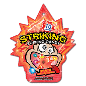 Striking Popping Candy - Peach 0.53oz (15g)