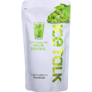 Ice Talk Green Grape Ade (Pouch) 230ml (Korean)