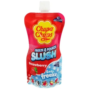 Chupa Chups Strawberry Slush Pouches - 250ml