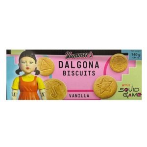 COOKI YUMMERS SQUID GAME VANILLA BUTTER DALGONA BISCUITS  140g