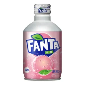Fanta White Peach Aluminium Bottle 300ML (Made in Japan)