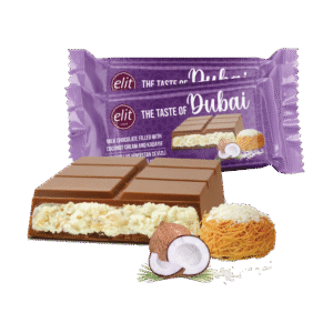 Elit Dubai Milk Chocolate with Coconut Cream  90g