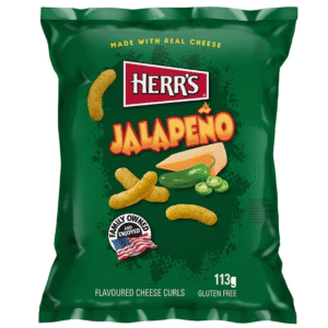 SNACK HERR'S JALAPENO CHEESE CURLS 113g