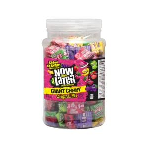 Now & Later Giant Chewy Original Mix Jar Bulk (1.08kg)