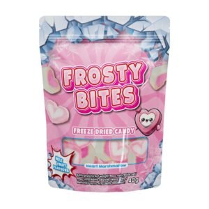 Frosty Bites Heart Marshmallow Freeze Dried Candy 40g