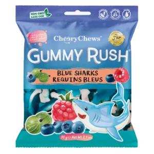 Gummy Rush Blue Sharks (HALAL) 90g