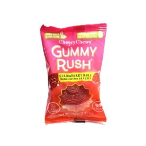 Gummy Rush Roll Strawberry 40g